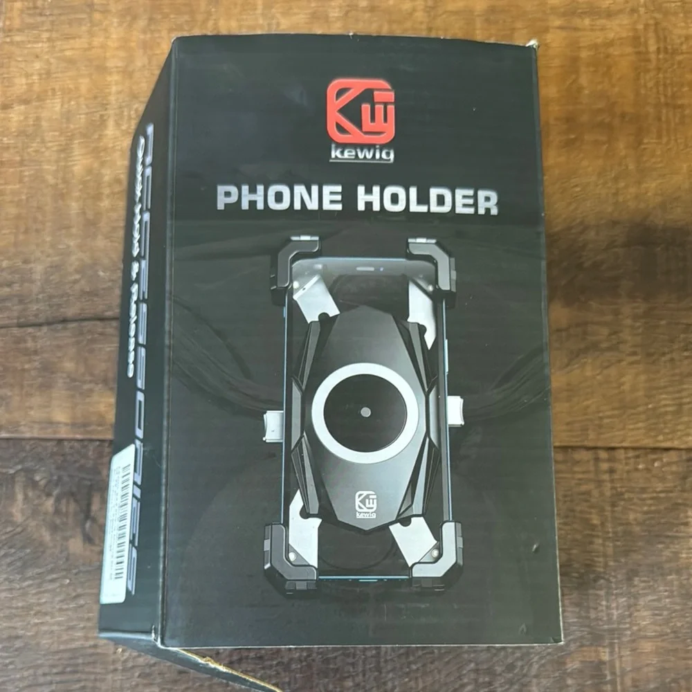 Black Phone Holder for Street Bike